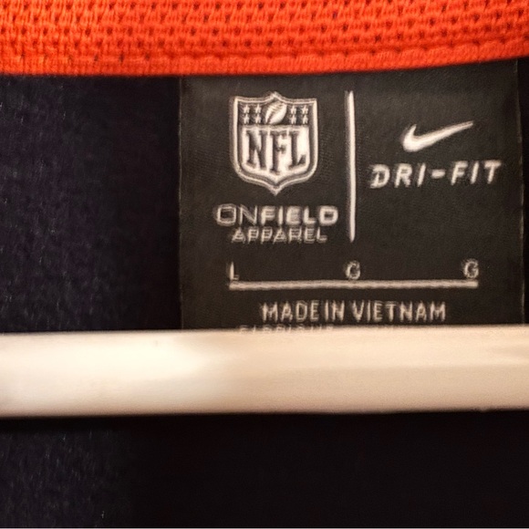 Chicago Bears Mens NFL Nike full zip hoodie size L - Picture 4 of 10